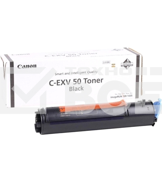 Картридж лазерный Canon C-EXV 50 Toner Black (9436B002), черный, 17600 стр при 6% (689g*1), для IR1435/1435i/1435iF