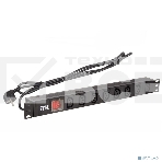 Блок ITK PH12-8C131 PDU 8 розеток C13 с LED выкл,1U, шнур 2м вилка нем.ст, фото2