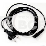 Кабель для аудио-видео техники IEC-320-C7--розетка 220V, 2-pin, 1,8м, медь, VCOM, фото3