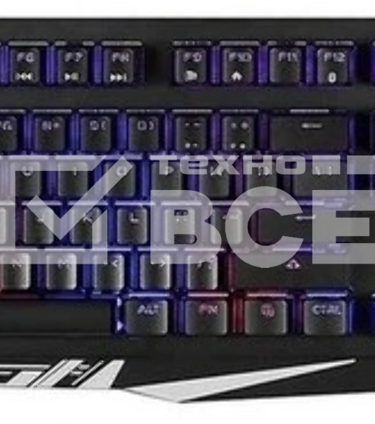 Mad Catz  S.T.R.I.K.E. 2  [БЕЗ РУССКОЙ РАСКЛАДКИ]  ENGLISH KEYBOARD LETTERS ONLY Игровая клавиатура чёрная (мембрана, RGB подсветка, аллюминиевая рама, USB)