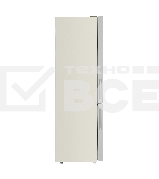 Холодильник Maunfeld MFF200NFBG Inverter бежевый двухкамерный инвертор 271/106 л морозилка снизу, No Frost
