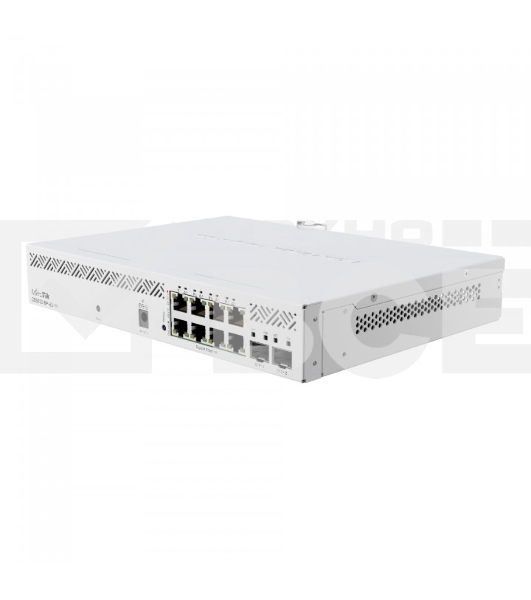 Коммутатор Mikrotik CSS610-8P-2S+IN PoE-коммутатор, 8х 1G RJ45, 2х SFP+, раздача PoE 140 Вт, SwitchOS Lite