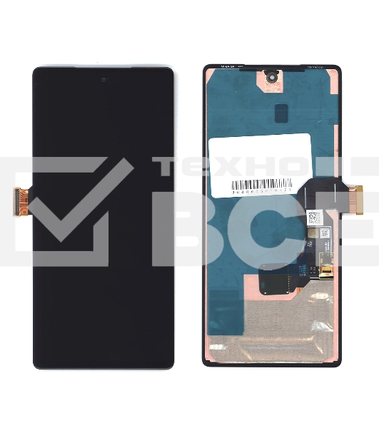 Дисплей (модуль) для Google Pixel 6A в сборе с тачскрином черный