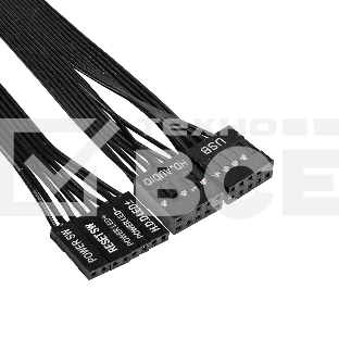 Компьютерный корпус Minitower ExeGate BAA-303 (mATX, без БП, 2*USB, HD Audio, черный)