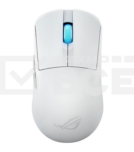 Мышь беспроводная ASUS ROG Harpe Ace Mini белый, 42000 dpi, радиоканал, Bluetooth, USB, кнопки - 5