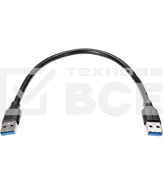 Кабель соединительный Telecom TUS715-0.3M USB3.0 Am-Am 0.3m Telecom (TUS715-0.3M)