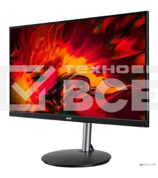 Монитор Acer XF273P6bipr 27'', ZeroFrame, черный, IPS, 1920x1080, 1ms, 250cd, 144Hz, HDMI(1.4), DP(1.2), FreeSync, h. adj 150, Vesa:100x100