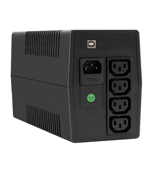 ИБП ExeGate Smart LB-800.LCD.AVR.4C13.USB (800VA/480W, LCD, AVR, 4*C13, USB, батарея 12V 9Ah, Black)