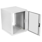 Шкаф коммутационный ЦМО ШРН-15.650-9005 настенный 15U 600x658мм пер.дв.стекл 200кг черный 600мм 180град., фото13