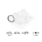 Корпус светильника C7664 SBK черный песок 225*120*H25mm MR16 GU5.3, фото3