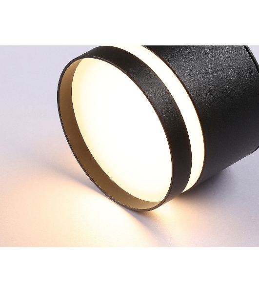Светильник Ambrella light TN6572 BK черный IP44 GX53 max 15W D82*65