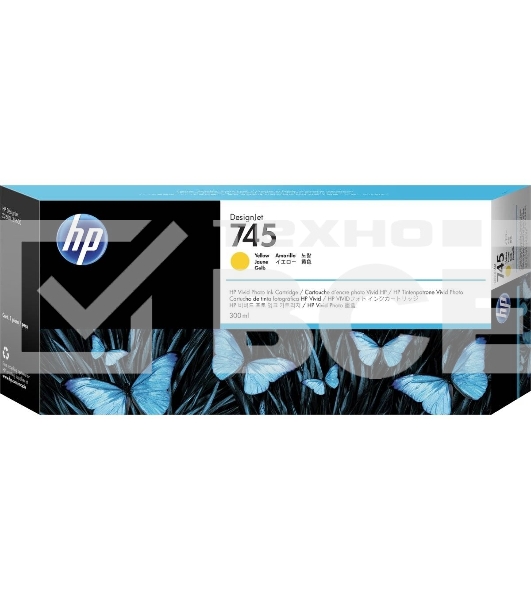 Картридж струйный HP 745 300-ml желтый Ink Cartridge