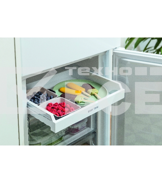 Холодильник Gorenje NRK6201PS4 серебристый металлик двухкамерный 235/96л морозилка снизу