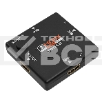 Переключатель гнездо HDMI на 3 гнезда HDMI, без питания, пластик  Rexant, фото 1