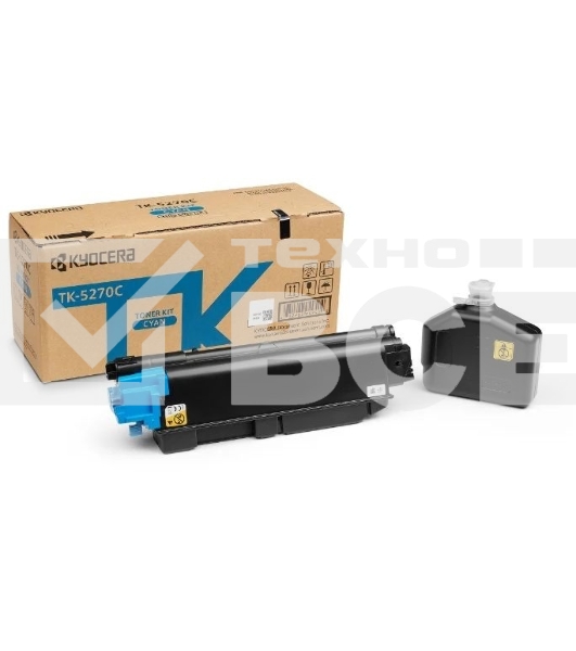 Картридж лазерный Kyocera TK-5270C (1T02TVCNL0) голубой для M6230cidn/M6630cidn/P6230cdn 6000 стр
