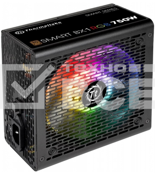 Блок питания Thermaltake Smart PS-SPR-0750NHSABE-1, 750Вт, 80 PLUS Bronze, 120мм, черный