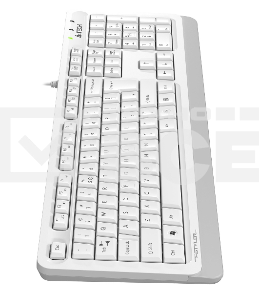 Клавиатура A4Tech Fstyler FKS10 проводная, USB, белый/серый