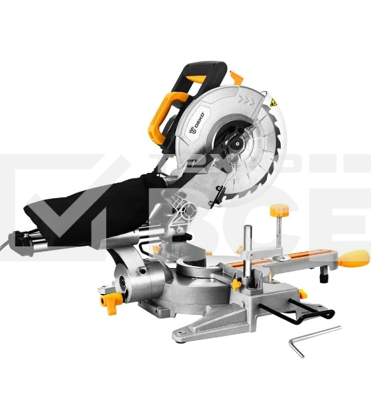 Торцовочная пила Deko DKMS2200-255 Laser 2200Вт 4500об/мин d=255мм