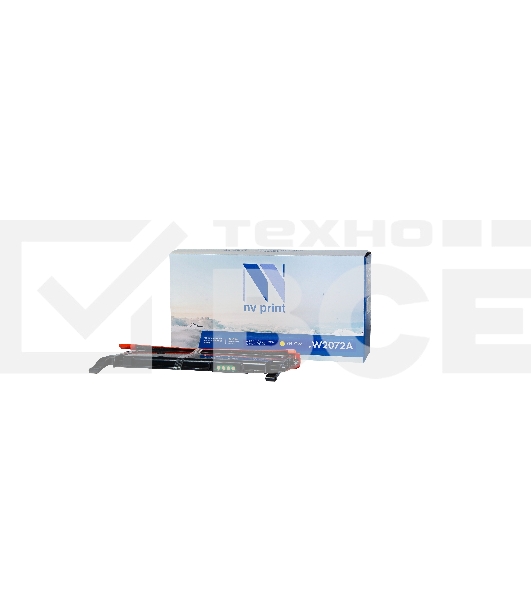 Картридж NVP совместимый NV-W2072A Yellow для HP 150/150A/150NW/178NW/179MFP (700k)