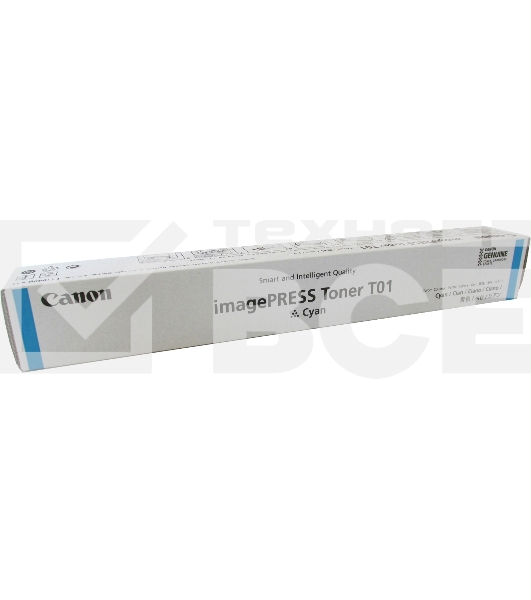Картридж лазерный Canon TONER T01 голубой (59 500 стр.) для Canon imagePRESS C710, C810, C910