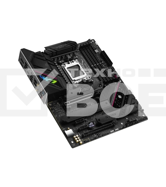 Материнская плата ASUS ROG STRIX B650E-F GAMING WIFI, AM5, AMD B650, 4xDDR5, 4xSATA, 3xM.2, 1xPCI-E 5.0 x16, 1xPCI-E 4.0 x4, 2xPCI-E x1, 1xHDMI, 1xDP, 1x 2.5Gb LAN, 4xUSB-A 2.0, 4xUSB-A 3.2 Gen 1, 2xUSB-A 3.2 Gen 2, 1xUSB-C 3.2 Gen 2, 1xUSB-C 3.2 Gen 2x2,