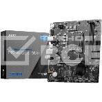 Материнская плата MSI PRO H610M-E DDR4, LGA 1700, Intel H610, 2xDDR4, 4xSATA, 1xM.2, 1xPCIe 4.0 x16, 1xPCIe 4.0 x1, 1xHDMI, 1xVGA, 1xRJ45 1Gb, 2xUSB-A 3.2 Gen 1, 4xUSB-A 2.0, 3x3.5мм, 7.1, mATX, фото 1