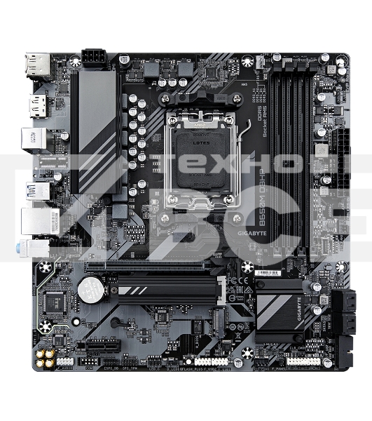 Материнская плата Gigabyte B650M D3HP, AM5, AMD B650, 4xDDR5, 4xSATA, 2xM.2, 1xPCI-E 4.0 x16, 1xPCI-E x1, 1xHDMI, 2xDP, 1x 2.5Gb LAN, 3xUSB-A 3.2 Gen 1, 2xUSB-A 2.0, 1xUSB-C 3.2 Gen 1, 3x3.5 мм, 7.1, Micro-ATX
