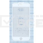 Защитное стекло 4D для Apple iPhone 6/6S Plus белый, фото 1