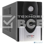 Источник бесперебойного питания CROWN Line Intractive CMU-SP800 COMBO USB 800VA\480W, корпус металл, 1x12V/9AH, розетки 4*IEC + 2*EURO+1*IEC bybass, трансформатор AVR 140-290V, съемный кабель 1.2 м, порт RJ11/45, порт USB, защита: от перегрузки, от КЗ, от скачков напряжения, фото12