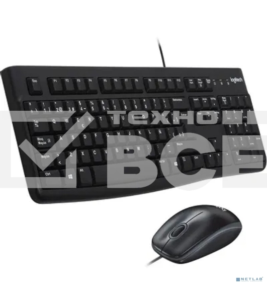 Клавиатура + мышь Logitech Desktop MK120 (русская раскладка)