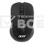 Мышь беспроводная Acer OMR010 черный, 1200 dpi, радиоканал, USB, кнопки - 3, фото4