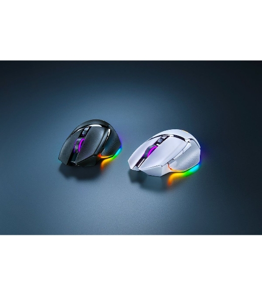 Мышь беспроводная/проводная Razer Basilisk V3 Pro 35K белый, 35000 dpi, радиоканал, Bluetooth, USB, кнопки - 11