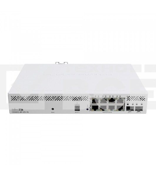 Коммутатор Mikrotik CSS610-8P-2S+IN PoE-коммутатор, 8х 1G RJ45, 2х SFP+, раздача PoE 140 Вт, SwitchOS Lite