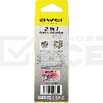 Переходник аудио Premier AWEI lightning/Jack 3.5 (f) 0.1м. черный, фото8