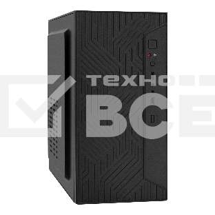 Компьютерный корпус Minitower ExeGate BAA-303-AAA350 (mATX, БП AAA350 с вент. 8см, 2*USB, HD Audio, черный)
