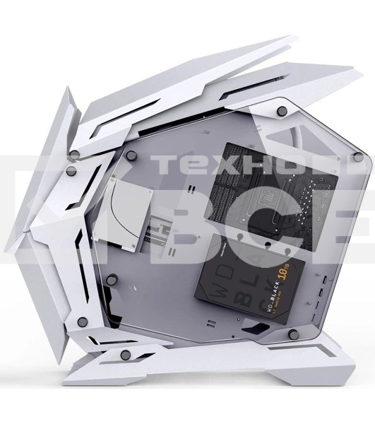Компьютерный корпус JONSBO MOD-3 Mini White без БП, боковые панели из закаленного стекла, mini-ITX, micro-ATX, белый