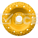 Чашка твердосплавная зачистная Denzel 72976 125 мм, наклонная, крупное зерно #8, фото 1