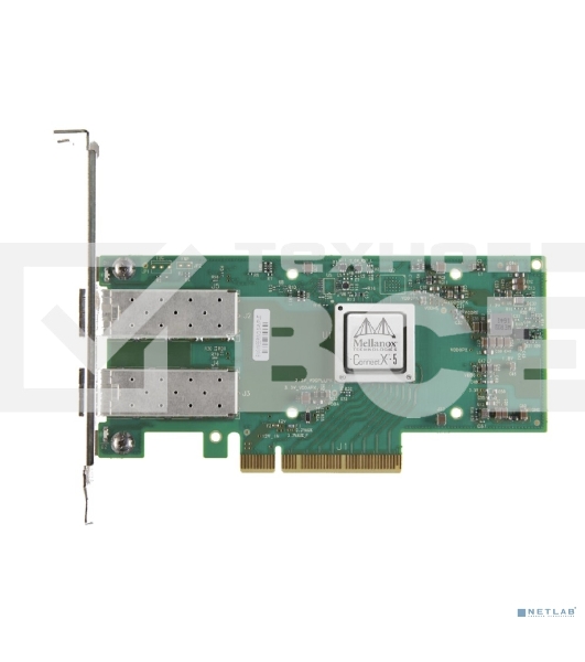 Сетевая карта ConnectX-5 EN network interface card, 10/25GbE dual-port SFP28, PCIe3.0 x8, UEFI Enabled (x86/ARM)