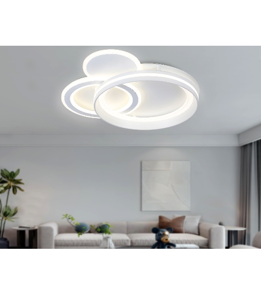 Светильник Ambrella light FA8511/3 WH белый 143W 3000K-6400K 500*500*80 (ПДУ РАДИО 2.4G)