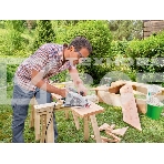 Пилы, Станки Bosch PKS 40 06033C5000 Ручная дисковая пила { 850 Вт , глубина пропила под углом 90°: 0-40 мм, глубина пропила под углом 45°: 0-26 мм. Направляющая пластина 120 х 260 мм, масса 2,, фото 1