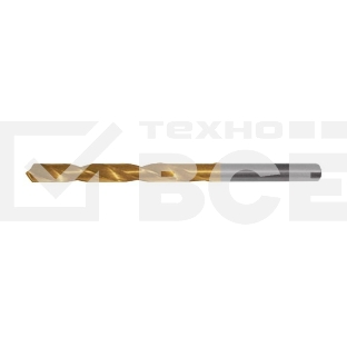Сверло по металлу FIT 34300hss титан. удлиненное 10.0х184мм (5шт.)