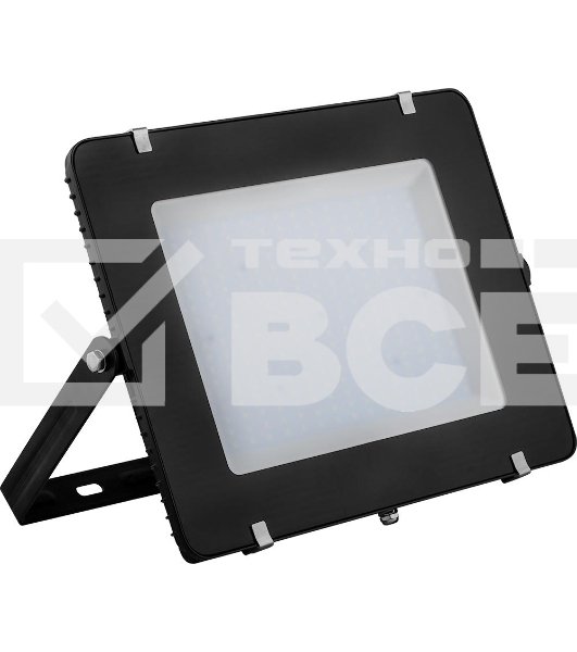 Прожектор светодиодный Feron 2835 SMD 200W 6400K IP65, черный с матовым стеклом, LL-924