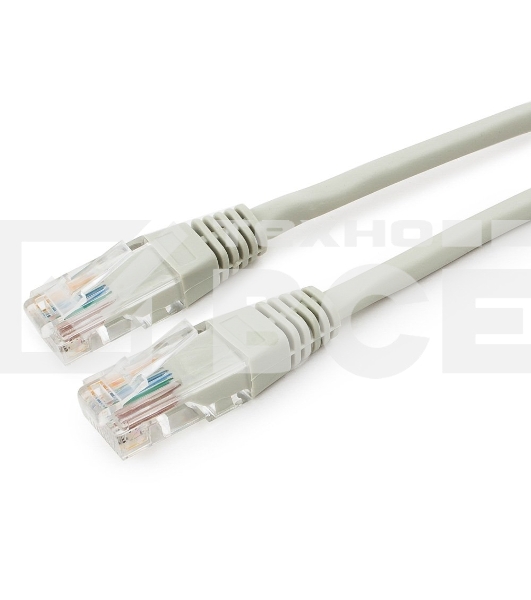 Патч-корд медный UTP Cablexpert PP10-3M кат.5e, 3м, литой, многожильный (серый)