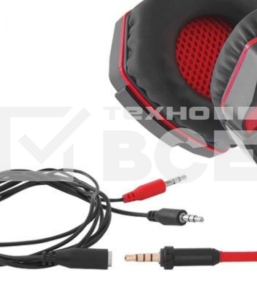 Гарнитура A4Tech Bloody G500 черный/красный (1.5 м) микрофон