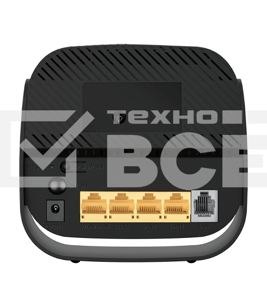 Роутер беспроводной D-Link DSL-2640U/R1A ADSL2+ черный ANNEX B