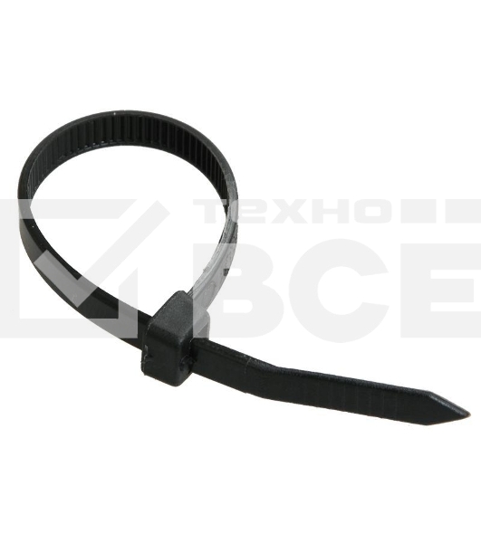 Хомут кабельный 3.6х350 нейл. черн. (уп.100шт) ИЭК UHH32-D036-350-100