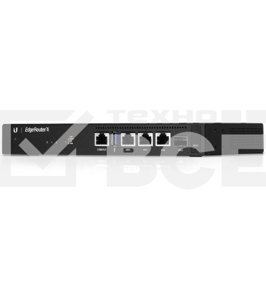Роутер/Маршрутизатор UBIQUITI ER-4-EU EdgeRouter 4  4 ядра (1 ГГц), 3х 1G RJ45, 1х SFP