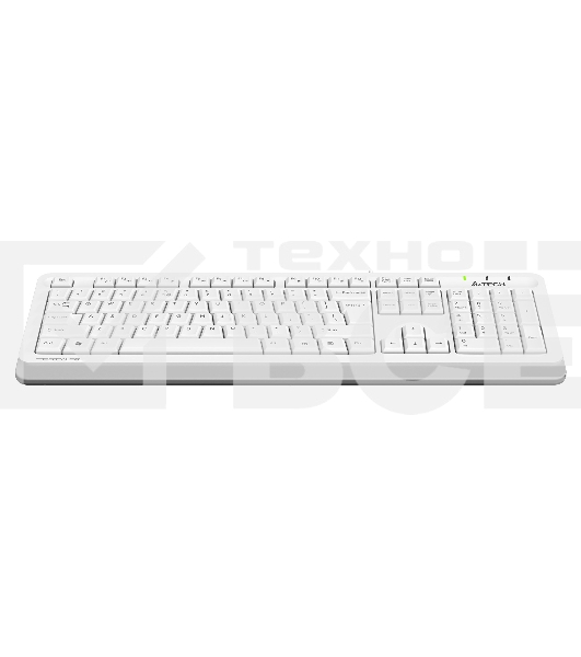 Клавиатура A4Tech Fstyler FKS10 проводная, USB, белый/серый