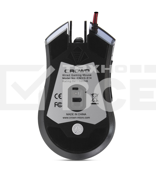 Мышь проводная CROWN Gaming CMXG-614 USB CM000001532 DPI 800/1000/1600/2400