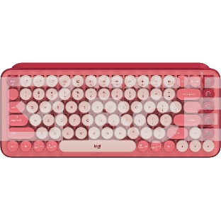Клавиатура беспроводная Logitech POP KEYS, Heartbreaker Rose (M/N: YR0080/CU0021)